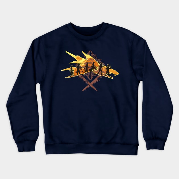 The Two Swords Crewneck Sweatshirt by AdamsPinto